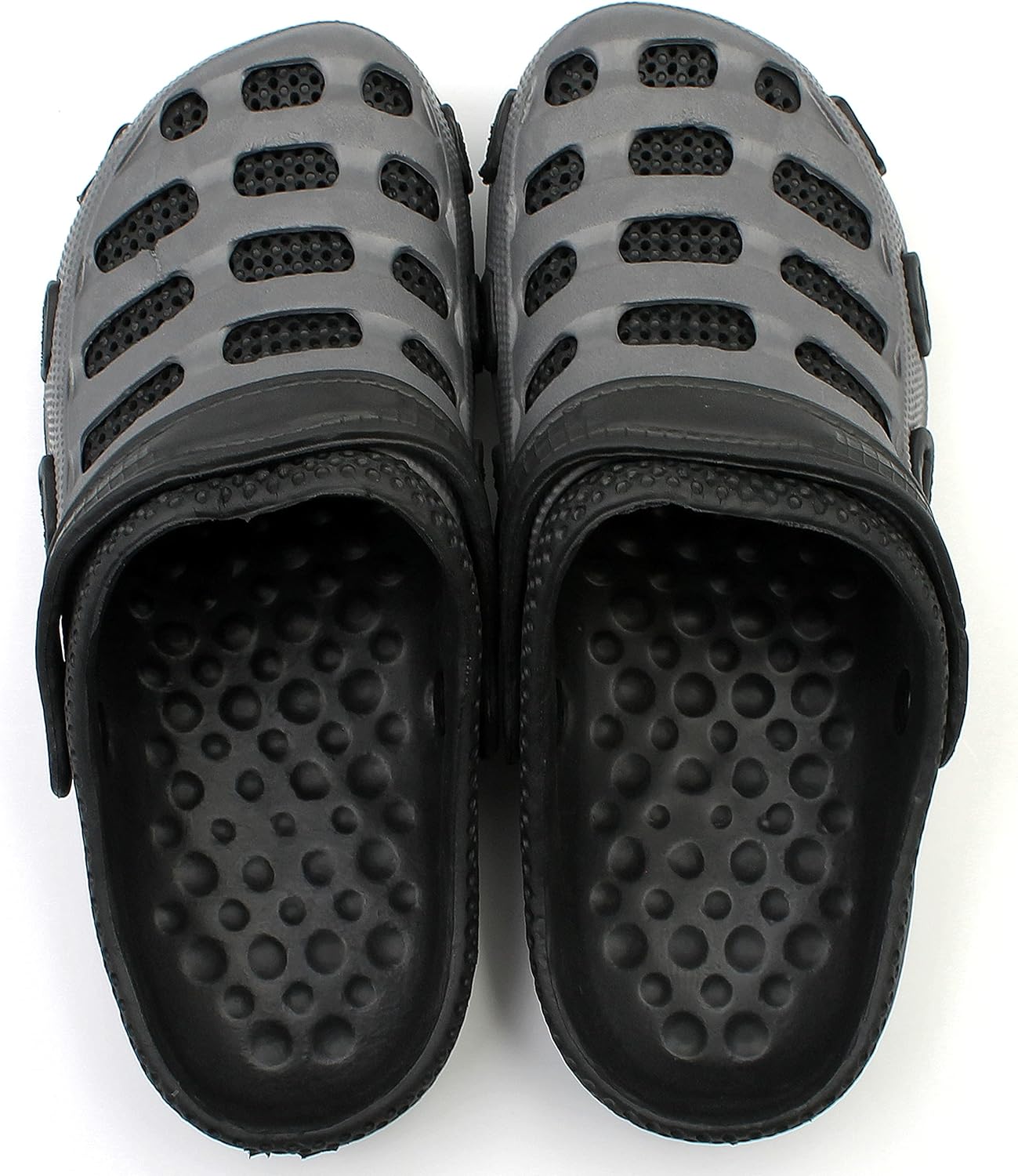 Men's Garden Clogs Shoes Slippers Sandals Two Tone Ventilated Summer Beach Casual Relax Backyard
