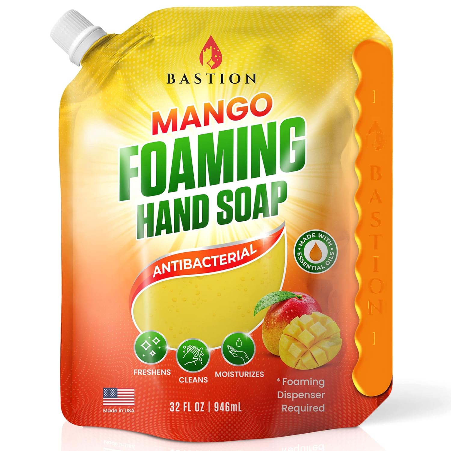 Bastion Foaming Hand Soap Refills Antibacterial Foam Hand