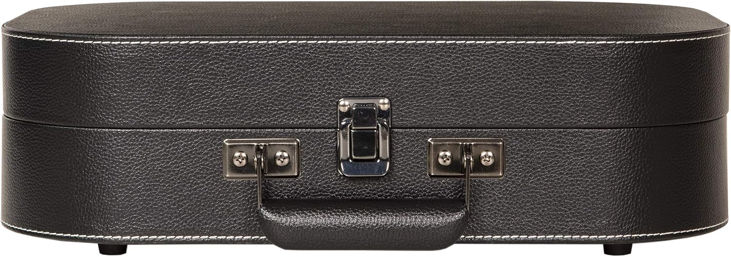 TOP оƒƒERS Crosley CR8009A-BK Discovery Vintage Bluetooth 3-Speed Belt-Driven Suitcase Turntable, Black