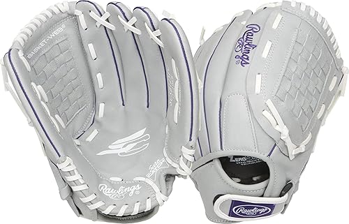Miniatura 10 de Rawlings Serie Sure Catch - Guante de sóftbol juvenil Tamaños 10" - 12.5" Múltiples estilos