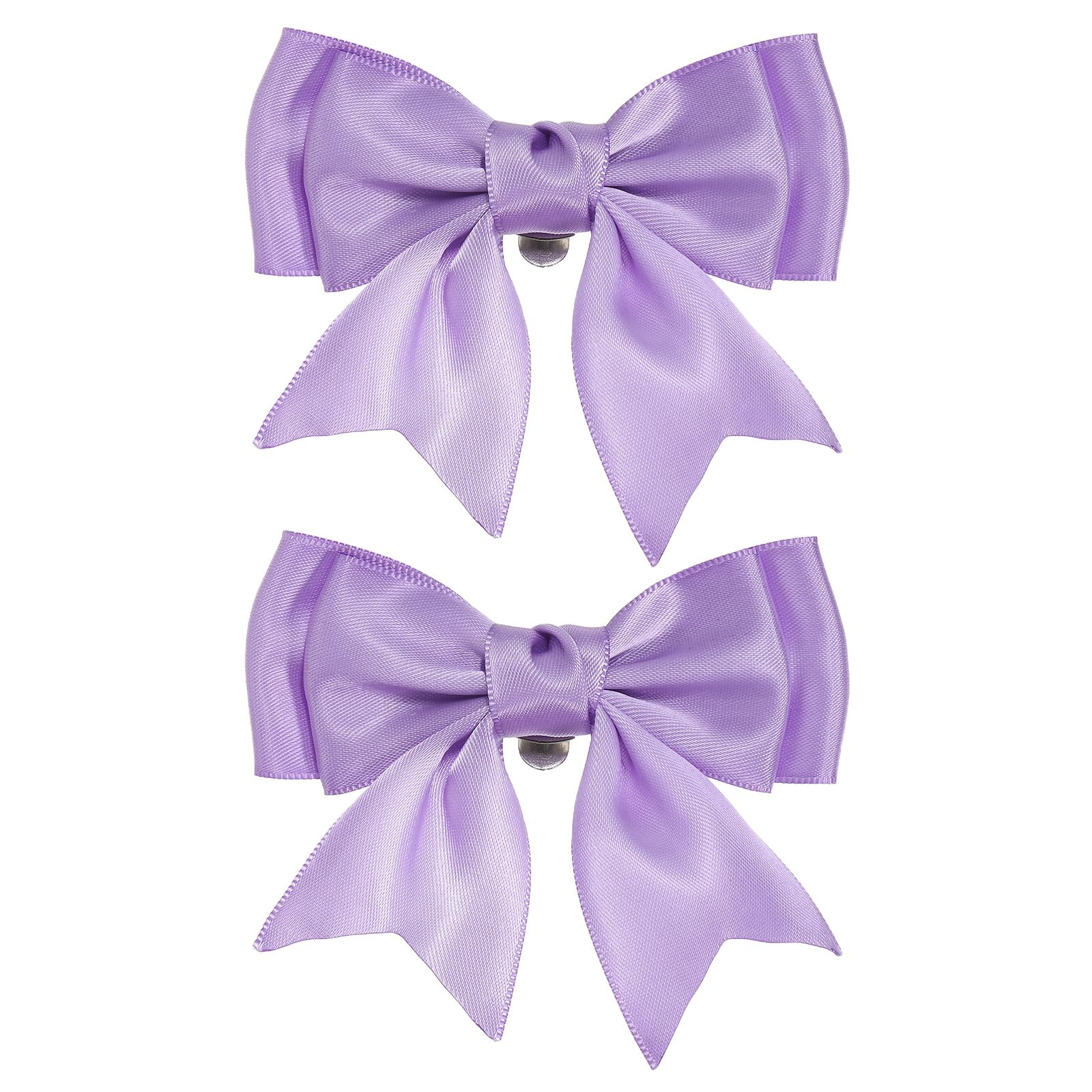 PATIKIL Shoe Clips with Bow for Women, 2 Pieces Detachable Satin Elegant Shoe Clips with Bow, Cute Shoe Buckle Ornament for Wedding, Party, Decoration, Black — view 10