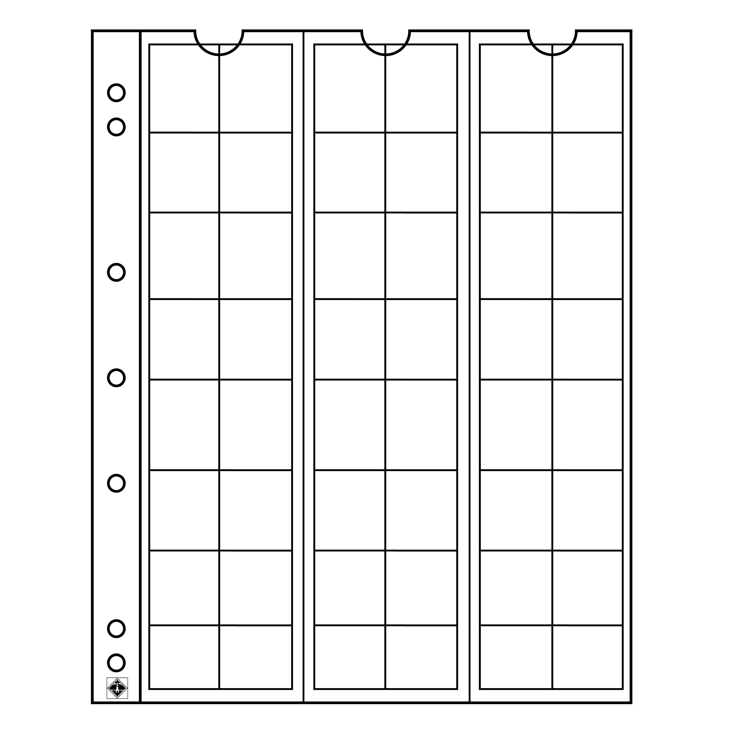 Cesto 50×50 Per Bicchieri Max 9,0 Cm Con N° 25 Scomparti - H 17 Cm - Foto 3