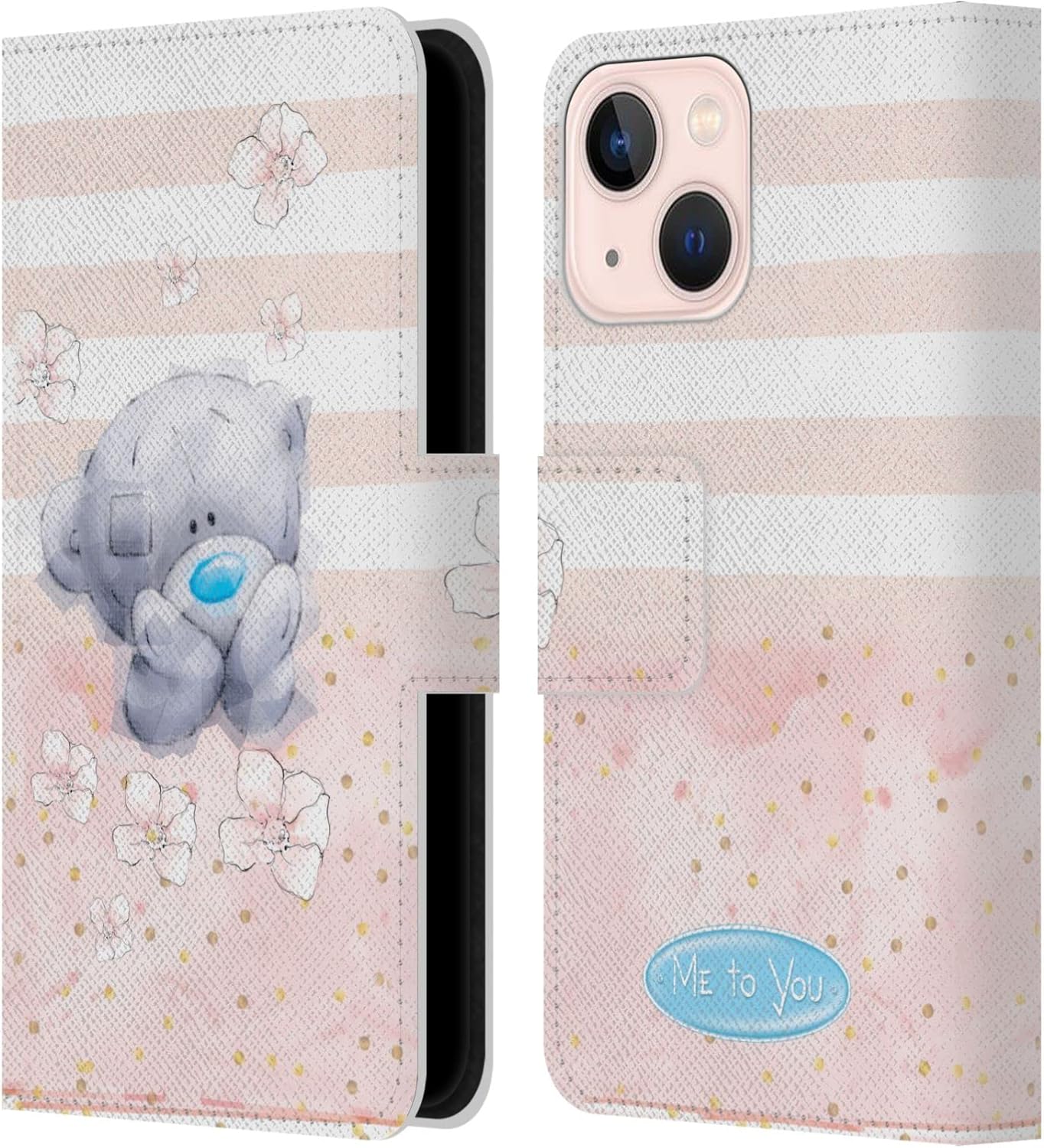 Head Case Designs Officially Licensed Me to You Wondering Everyday Be You Leather Wallet Case Compatible with Apple iPhone 13 Mini