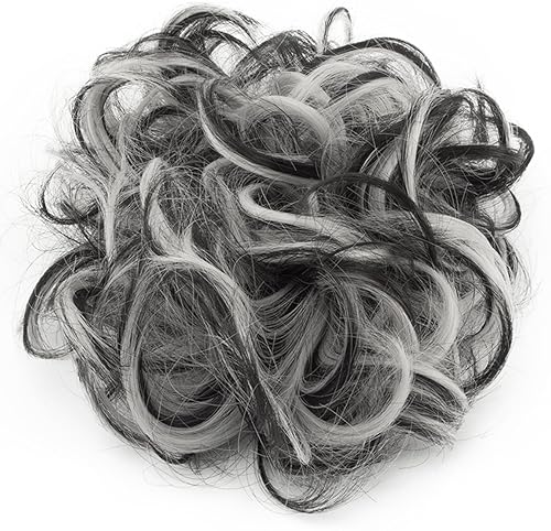 Miniatura 7 de Extensiones de moño de cabello desordenado, moño de cabello con coletero, recogedor