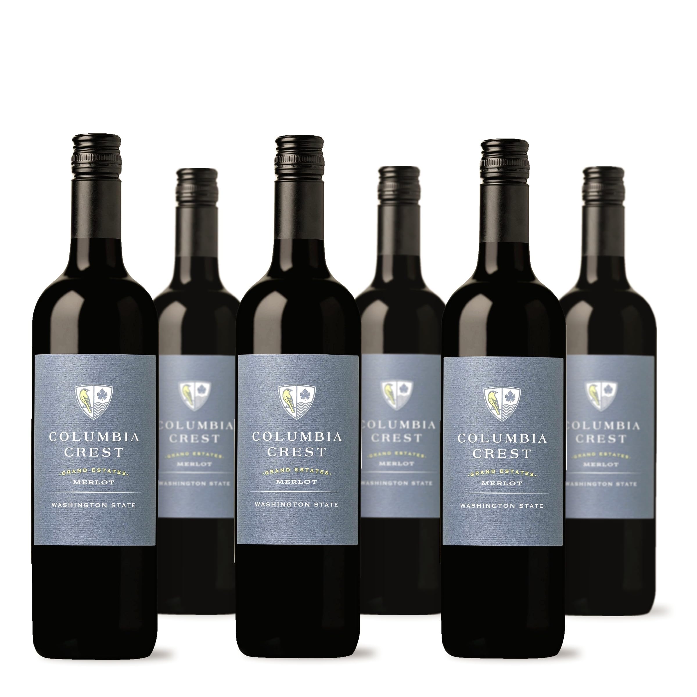 Columbia Crest Winery 2020/2021 Grand Estates Merlot (6 x 0,75 l) inkl. weine.de-DropStop