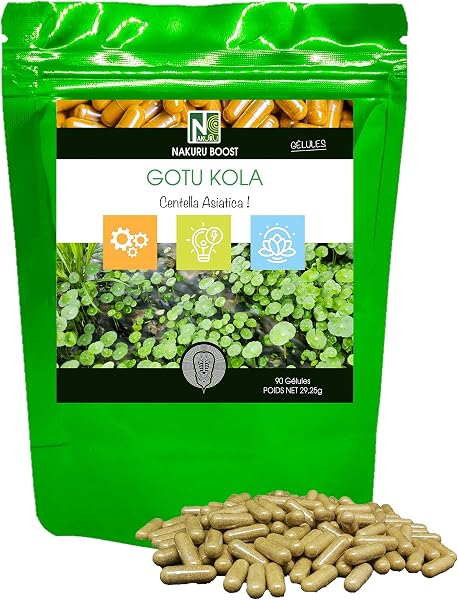NAKURU Gotu Kola 90 gélules fabriquées en France