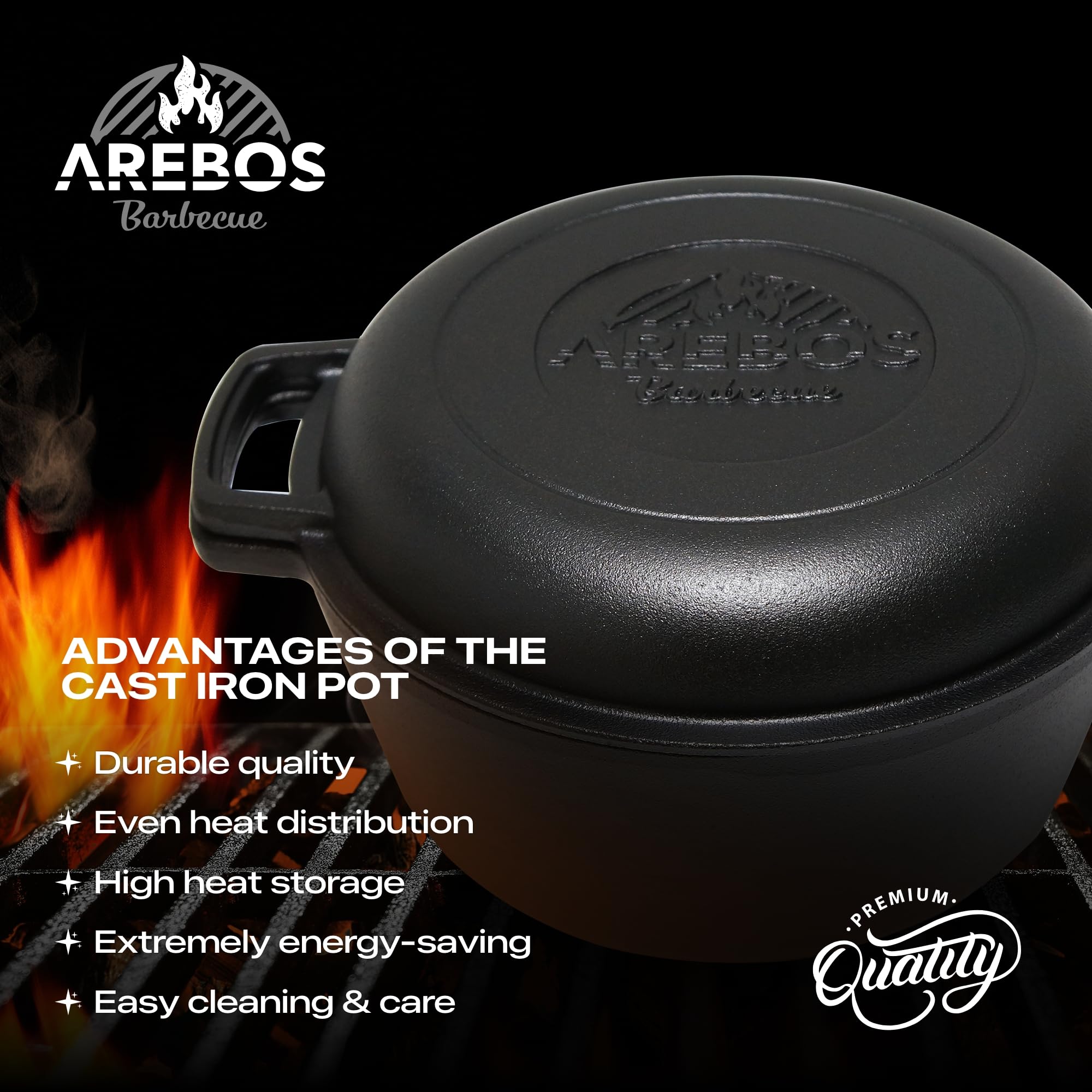 Zwarte Gietijzeren Barbecues met deksel 35 cm kopen? ✔️ Tot 48% korting