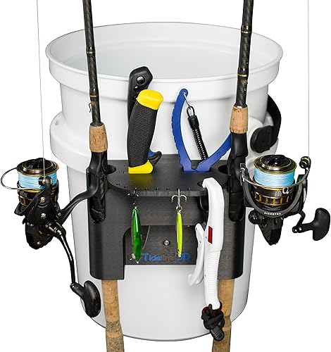 Miniatura 5 de Soporte para caña de pescar compatible con el cubo YETI LoadOut