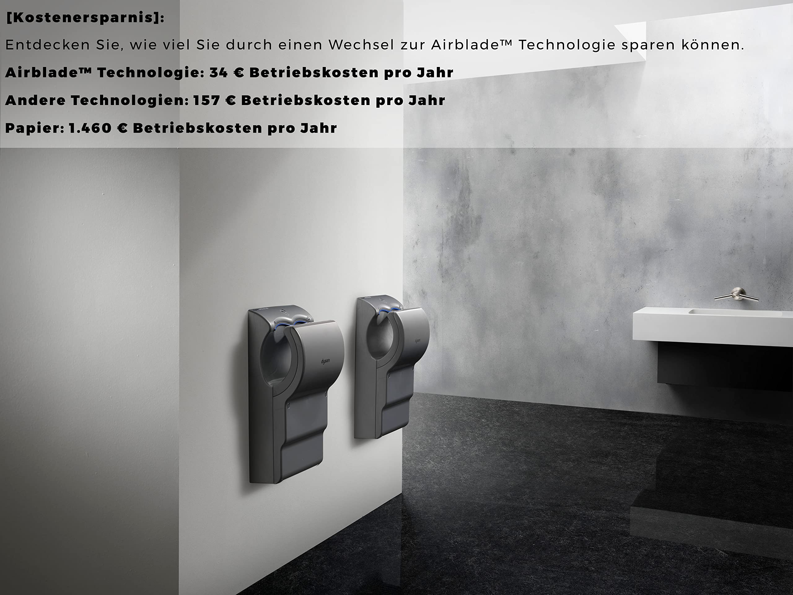 Dyson 300677-01 - Secador de manos, color gris, talla única