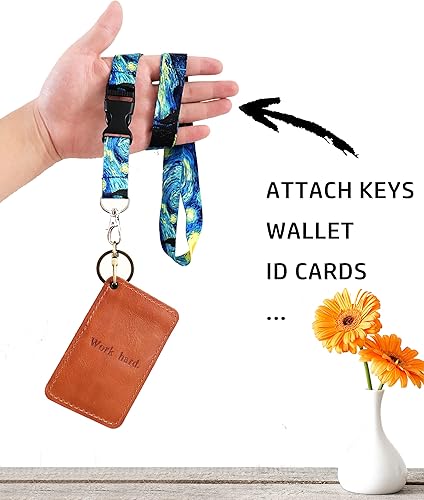 Miniatura 3 de Paquete de 2 cordones para llaves, cordón para el cuello y cordón de muñeca