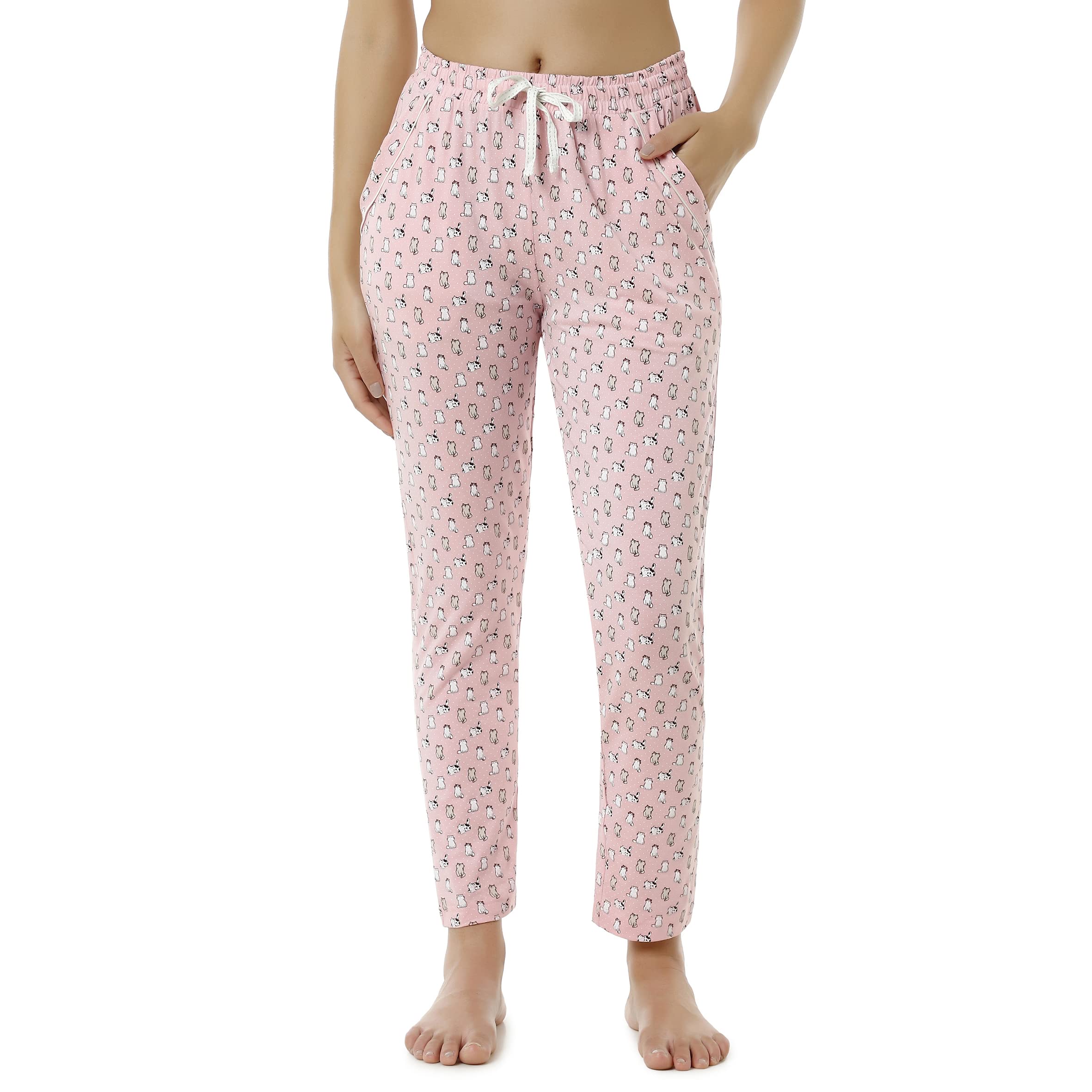 Mid Rise Full Length Lounge Pant-image-1