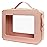 LETGO Clear Makeup Bag, Travel Toiletry Cosmetic Bag Case Portable Clear Makeup Organizer Transparent Storage Bag Fit Carry-on Travel Car Accessories for Women Men (Large-Pink)
