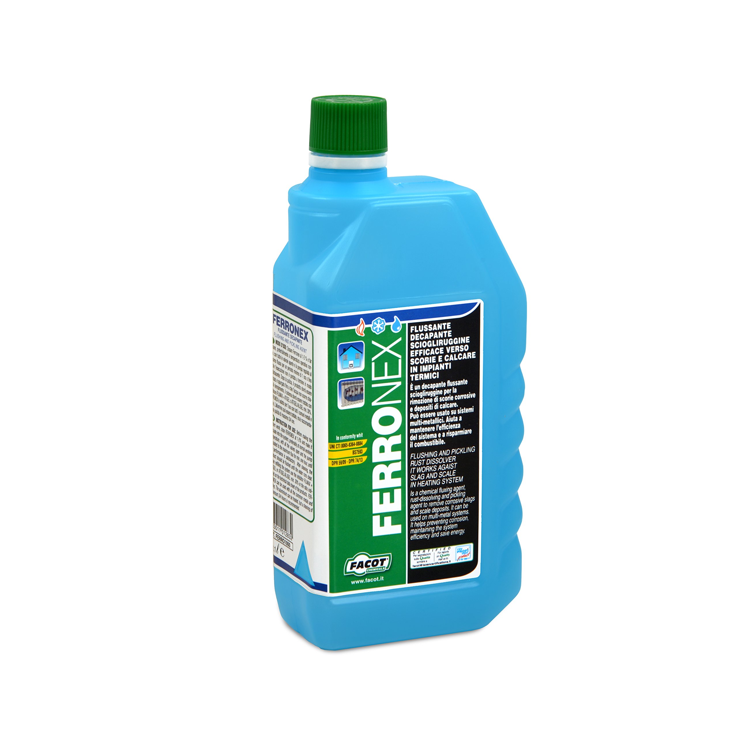Facot Chemicals FERRO1000 Ferronex Flacone Liquido Arancio