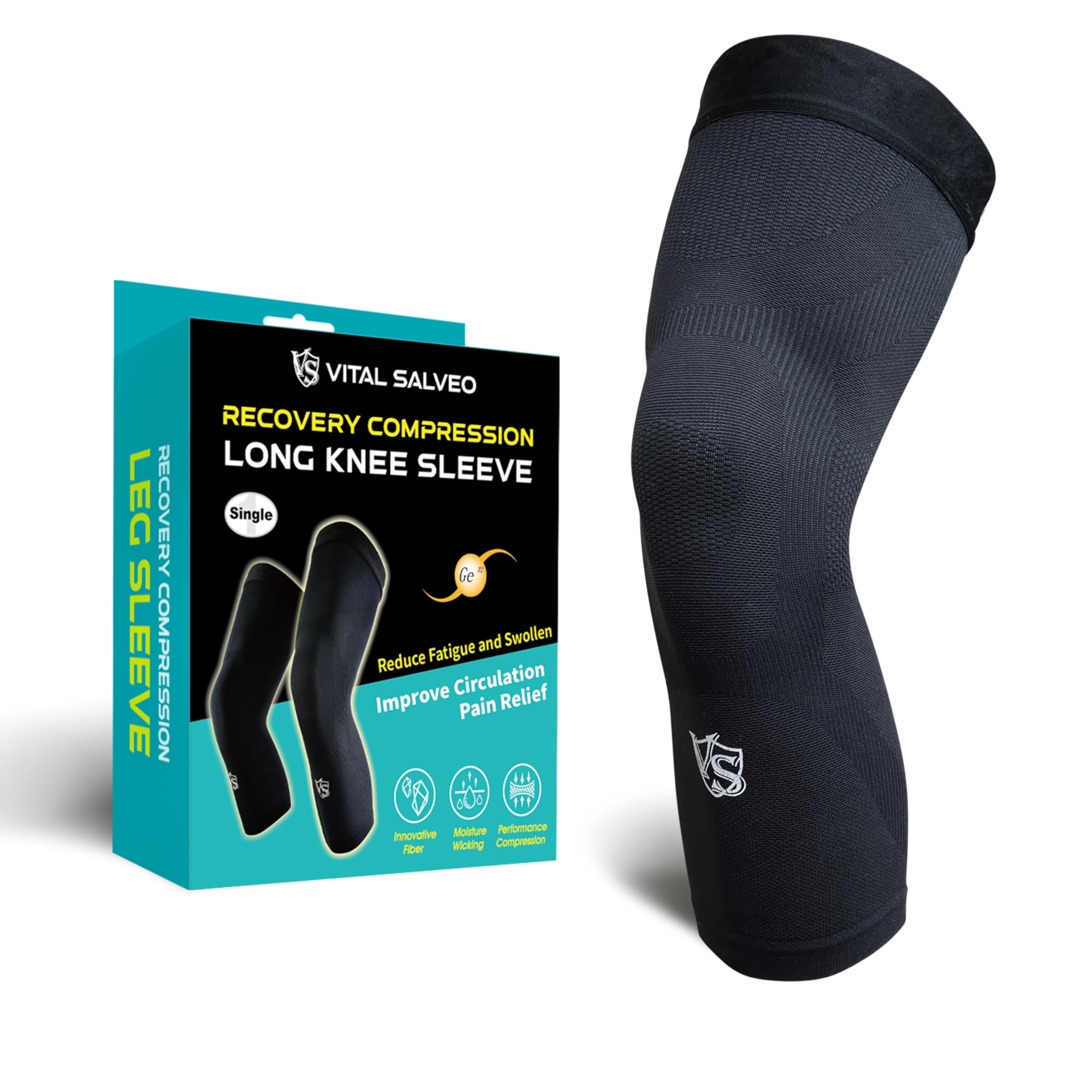Vital Salveo Long Compression Knee Sleeve