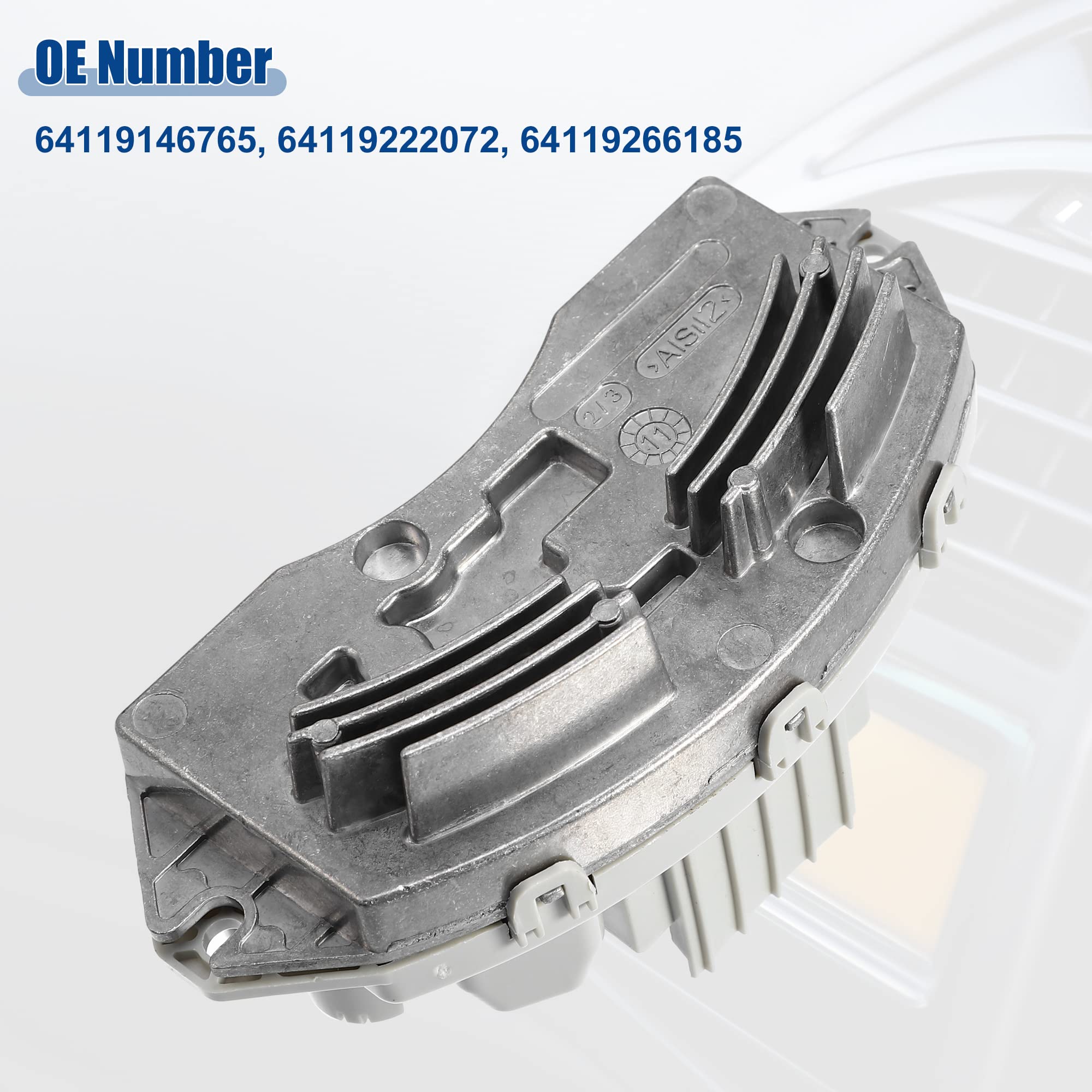 QUARKZMAN Hvac Soplador Motor Resistencia Calentador Para Bmw X5 07-15 1Pc