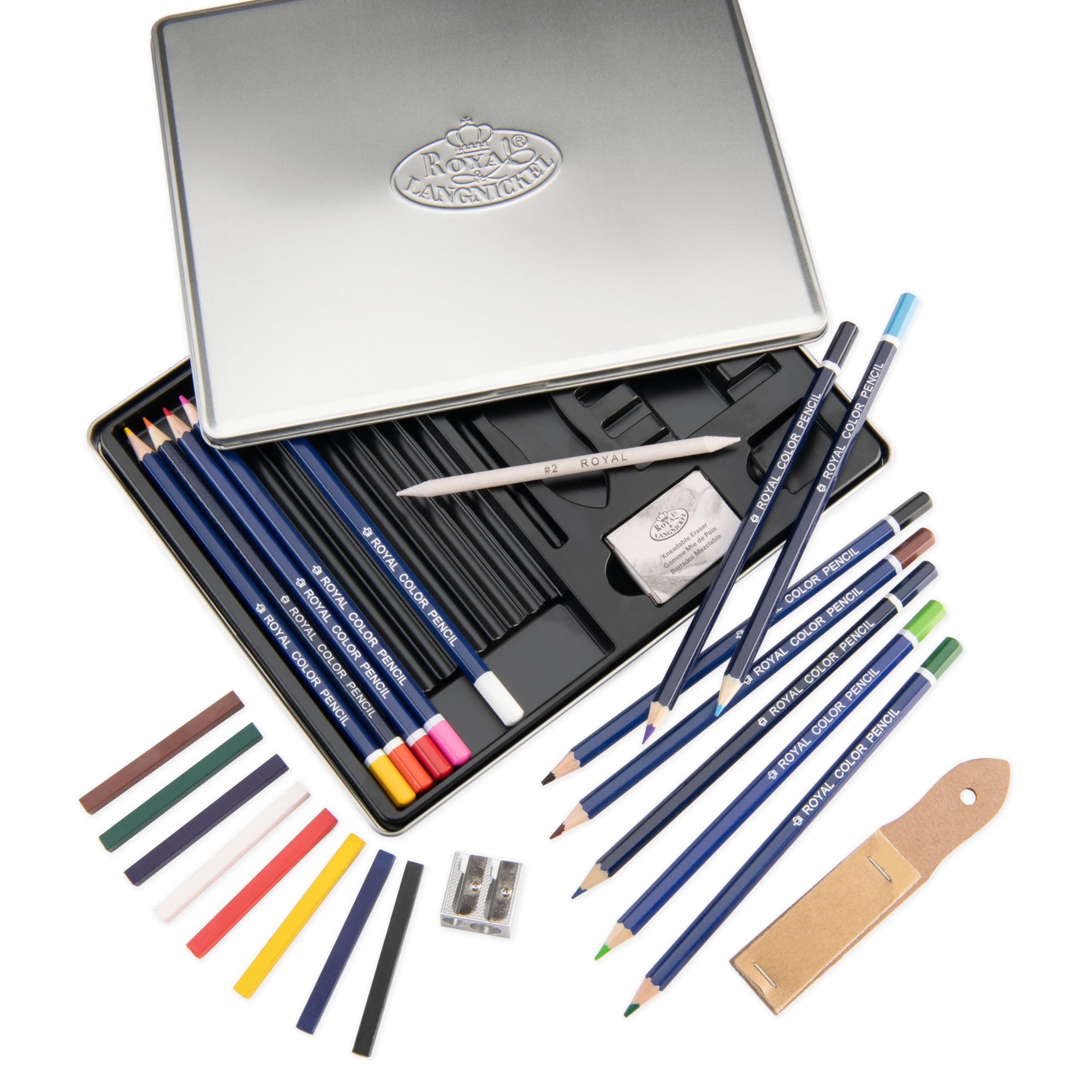 Amazon.com: Royal & Langnickel Standard Tin Still Life Drawing Art Set