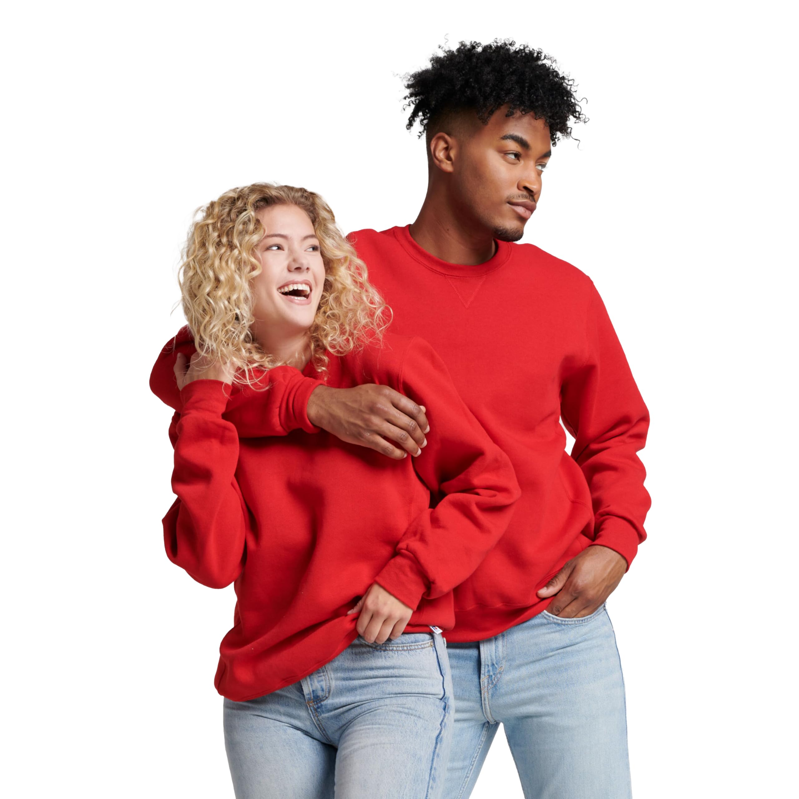 Russell Athletic Men's Dri-Power Fleece Sweatshirts, Moisture Wicking, Cotton Blend, Relaxed Fit, Sizes S-4X