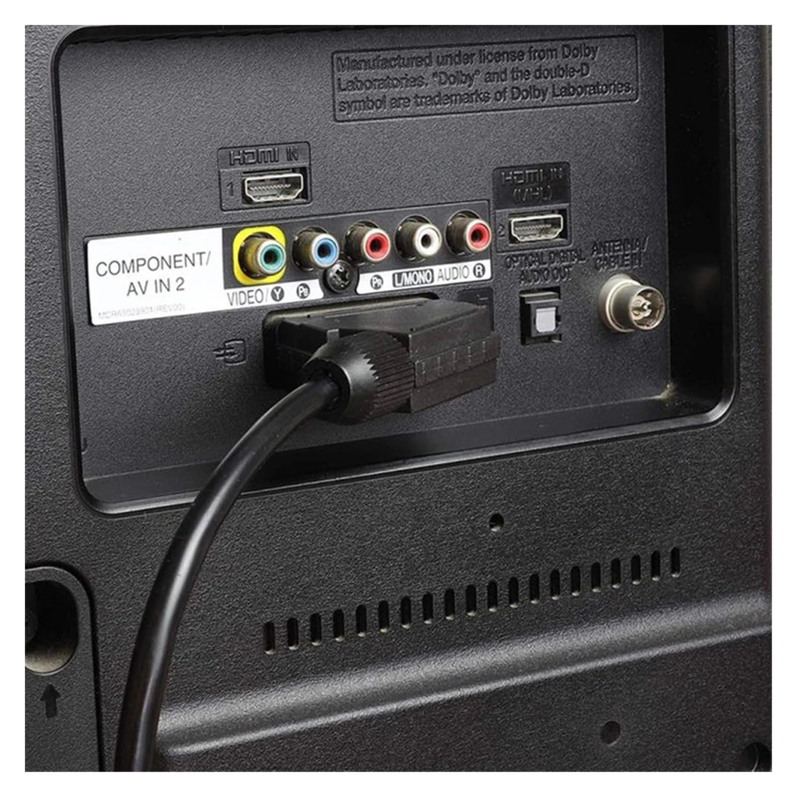 Amazon | RGB Scart ケーブル 21 ピン Scart ビデオケーブルテレビ