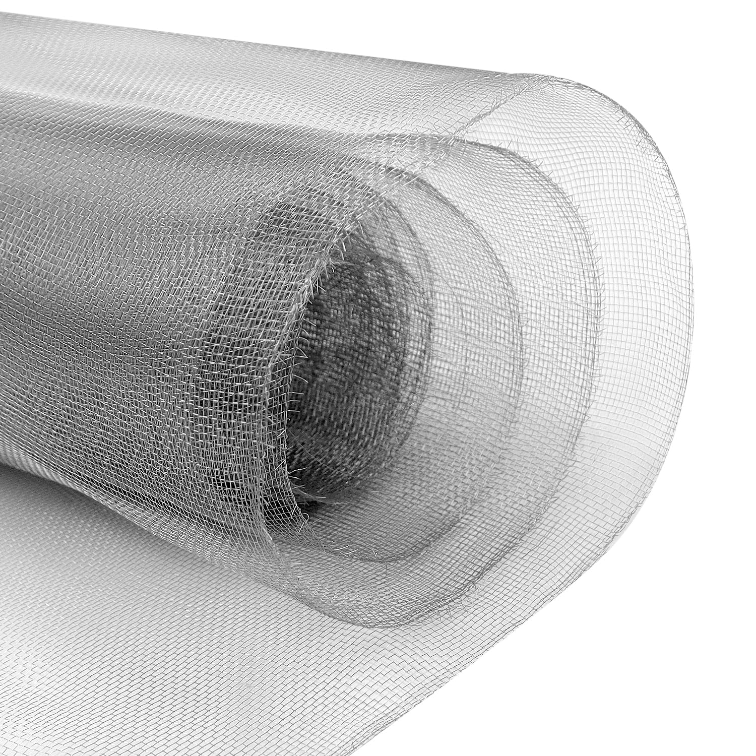 QWORK® Malla de alambre de 304 acero inoxidable, malla mosquitera metalica de 1.2 mx 3 m, malla de alambre de malla fina, diámetro del alambre: 0.15 mm, tamaño de malla 1.3 mm