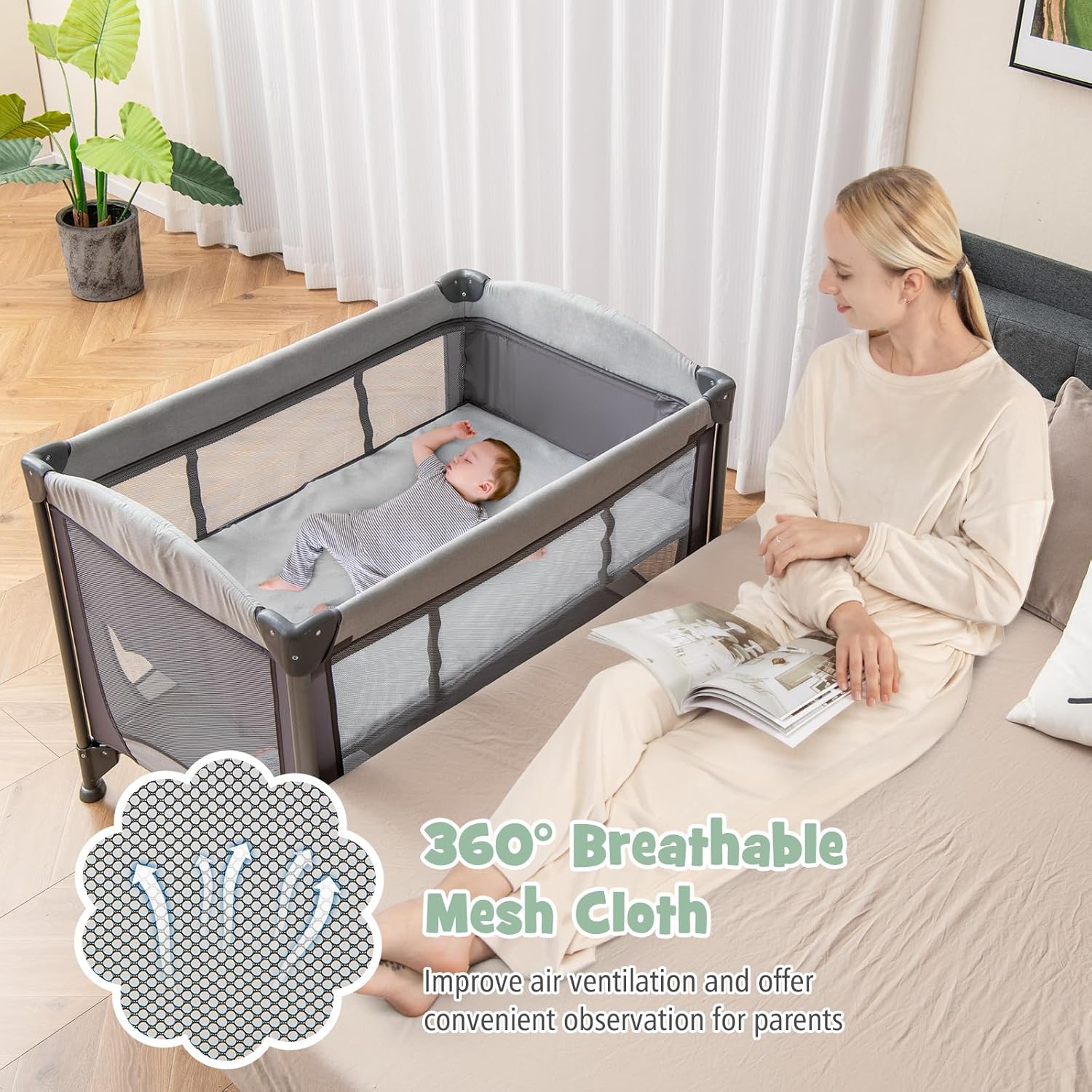 360 degree breathable mesh cloth