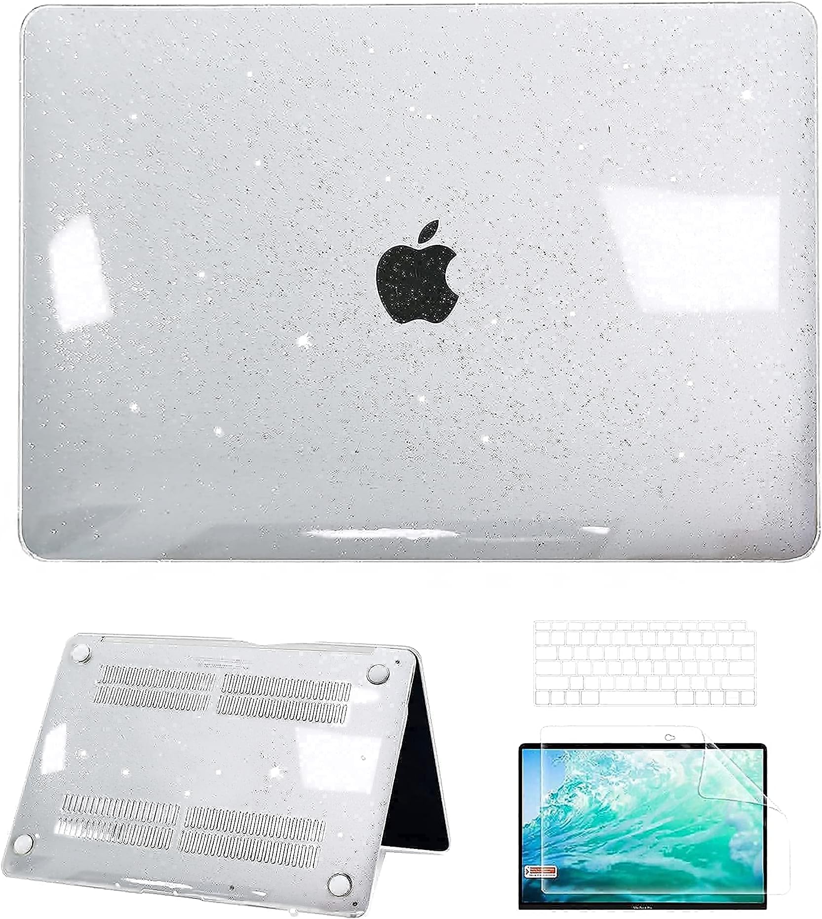 Con Bonus Cultura Custodia MacBook Air 13 Retina 2018-2021 - Cover Protettiva Rigida Con Copertura Tastiera Balena Custodia Pc - Foto 13