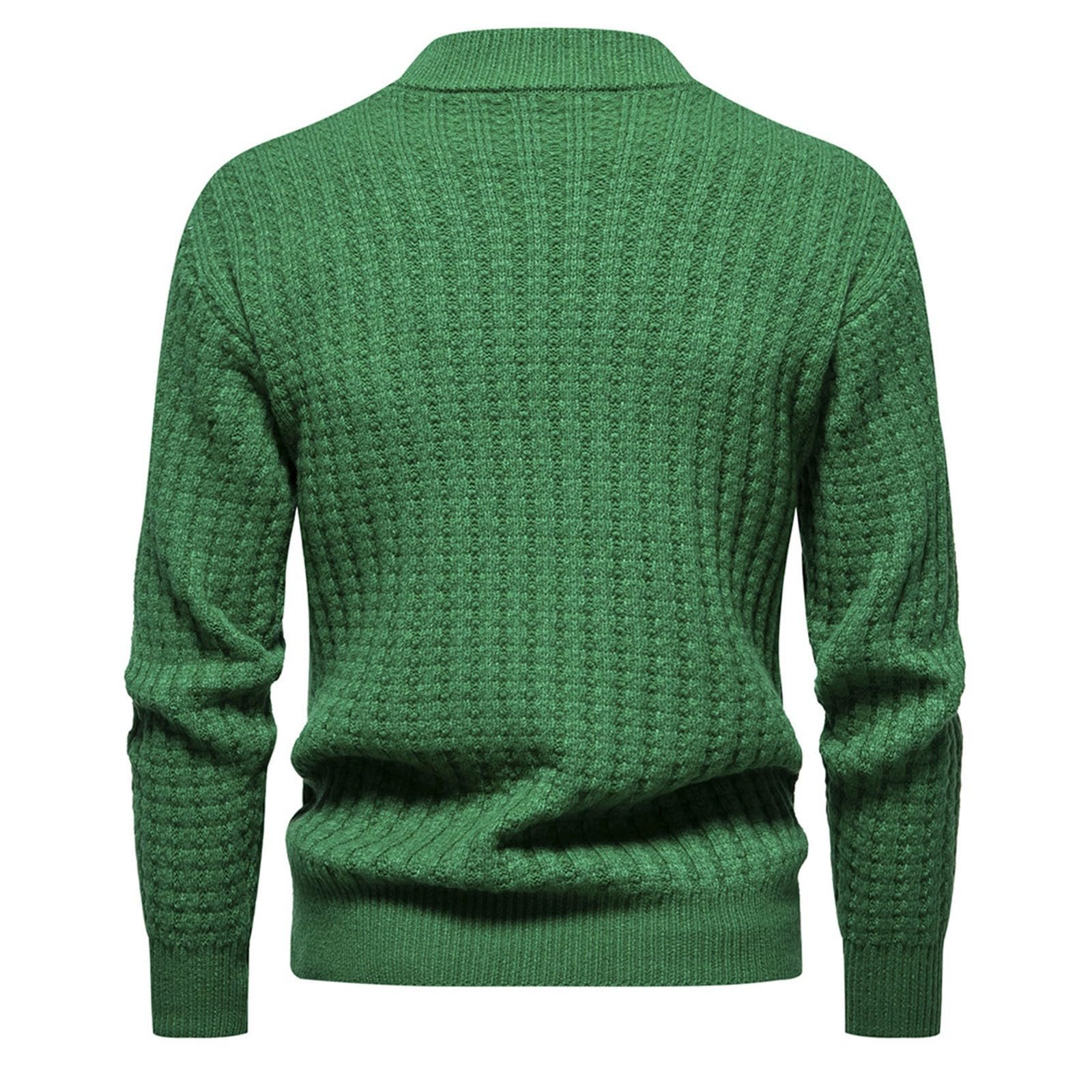Pull en Laine Homme,Pull à La Mode pour Hommes avec Cardigan