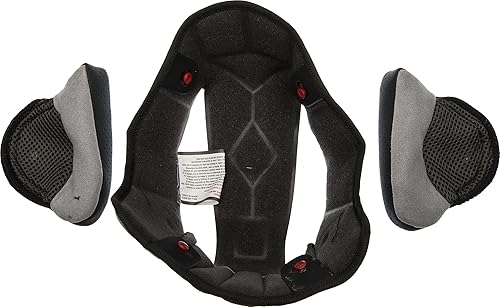 BELL Rouge Pad Kit - Accesorios para casco de motocicleta de calle, color negro/grande