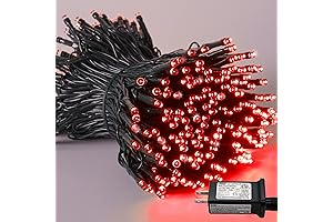YEGUO Halloween Red Lights, 200 LED String Lights Outdoor Waterproof, Halloween Lights...