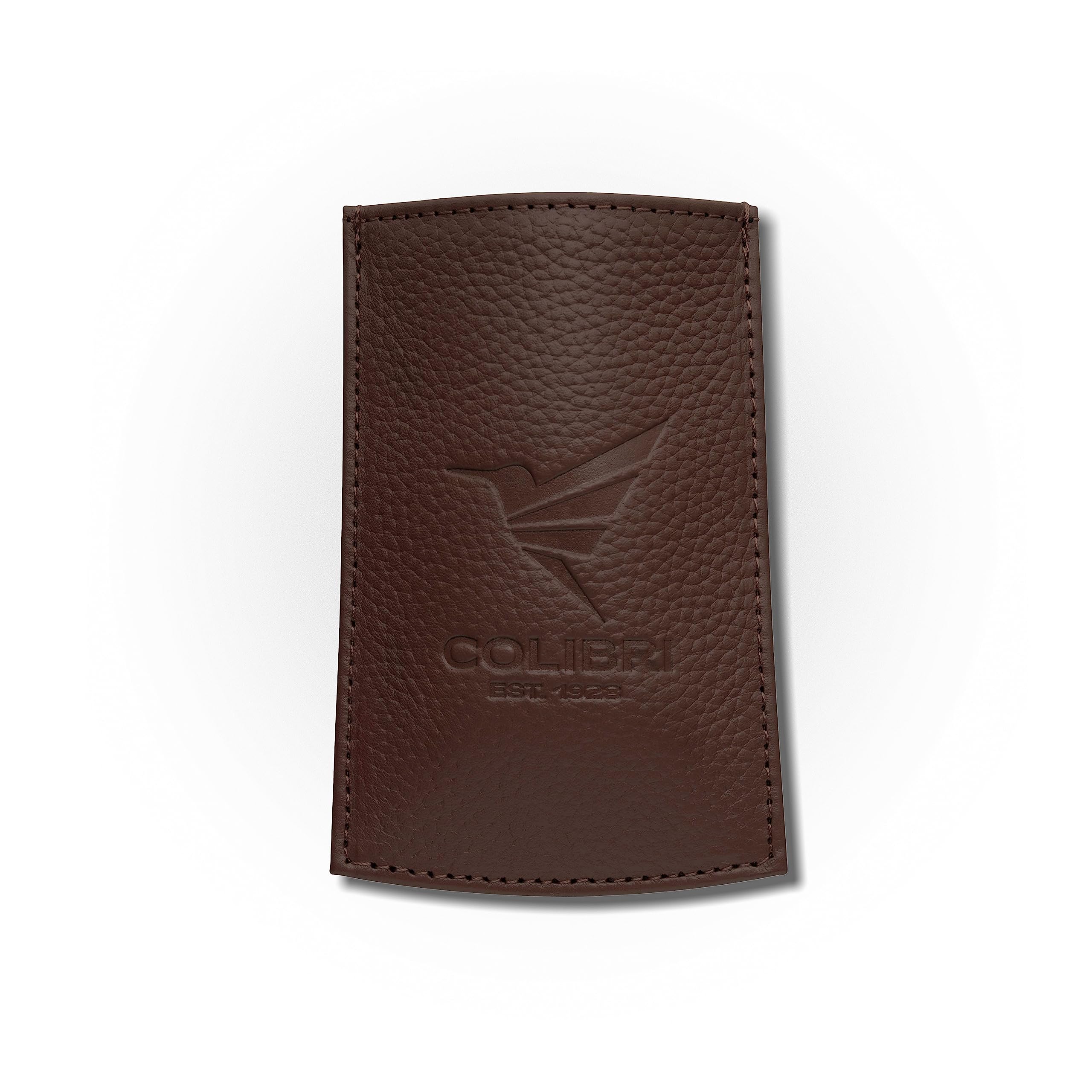 Colibri, Genuine Leather Lighter Case for Colibri Lighters and Cigar Cutters, Large -Slim Leather Holder