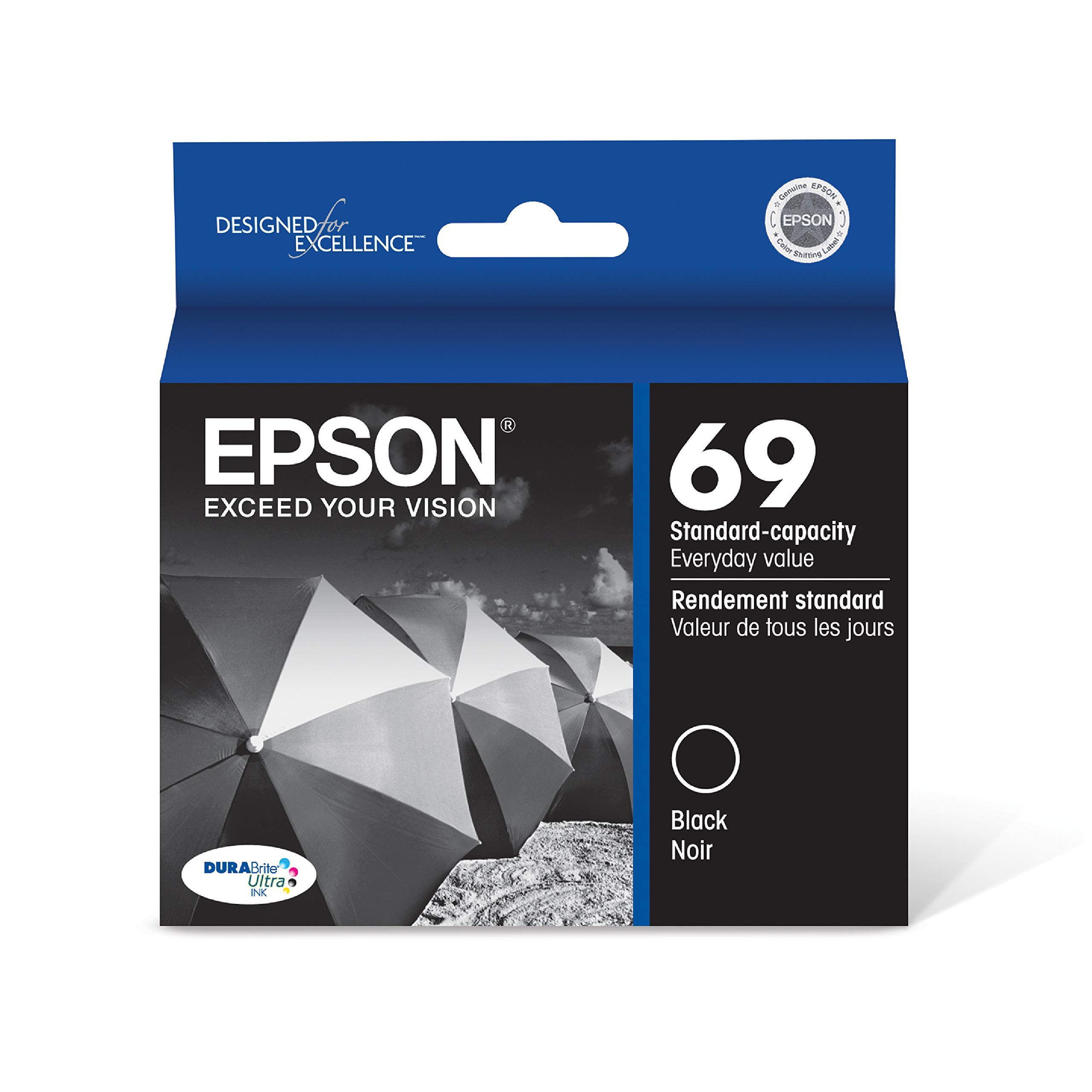 EPSON69 BLACK 10個 Amazon.com: Epson 69 DURABrite Ultra Ink Black for CX-6000, 7000F