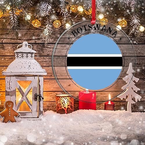 Vista 58 de Bandera de Curazao - Adorno para árbol de Navidad, bandera nacional, decoración de árbol de Navidad de Curazao, recuerdo acrílico, adorno colgante