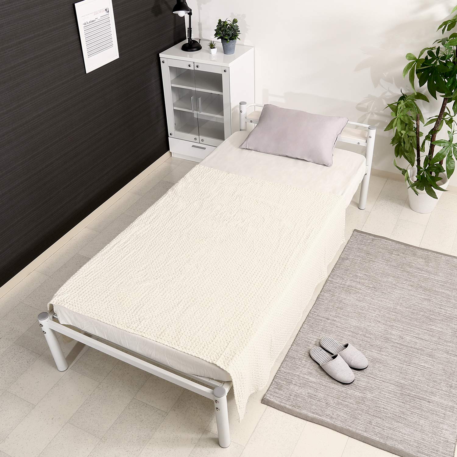 シングルベッド Amazon.co.jp: 不二貿易 ベッド シングル 幅100cm 床下36cm