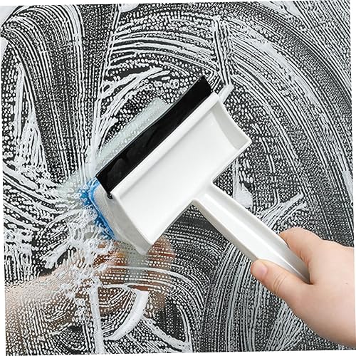 Miniatura 4 de Raspador de coche 1 unid cepillo de vidrio limpiadores de coche cepillo de doble cara limpiador de azulejos de piso limpiador de espejo limpiador de
