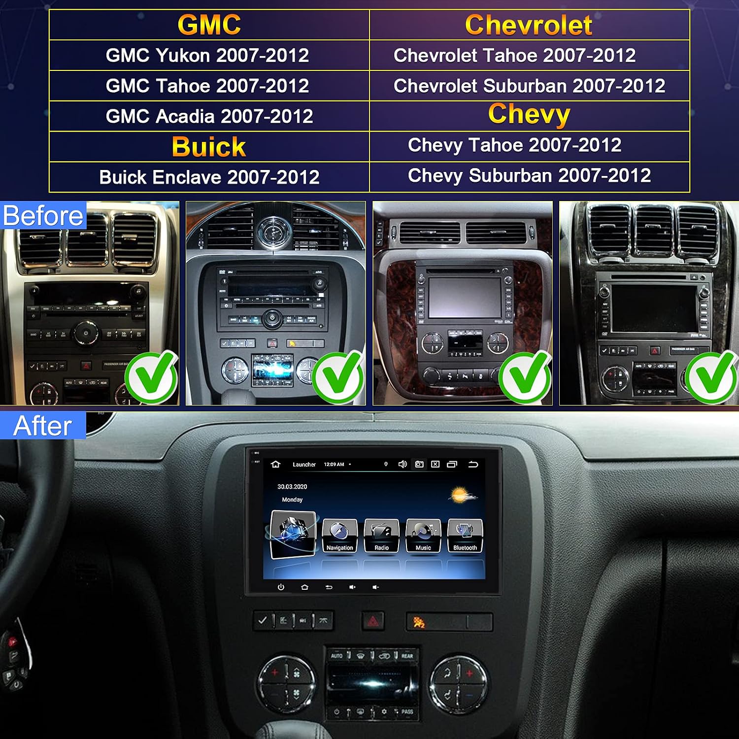 Suреr Chеар 🛒 KSPIV 8''Single Din Touchscreen Car Stereo fits for GMC Sierra Yukon Chevrolet Buick Chevy Silverado Car Auto Audio Multimedia Player Bluetooth WiFi SWC Wireless Carplay Backup Camera 4GB +32GB Prоmо Dіѕсоunt Uр Tо 70% оƒƒ KSPIV 8''Single Din Touchscreen Car Stereo fits for GMC Sierra Yukon Chevrolet Buick Chevy Silverado Car Auto Audio Multimedia Player Bluetooth WiFi SWC Wireless Carplay Backup Camera 4GB +32GB