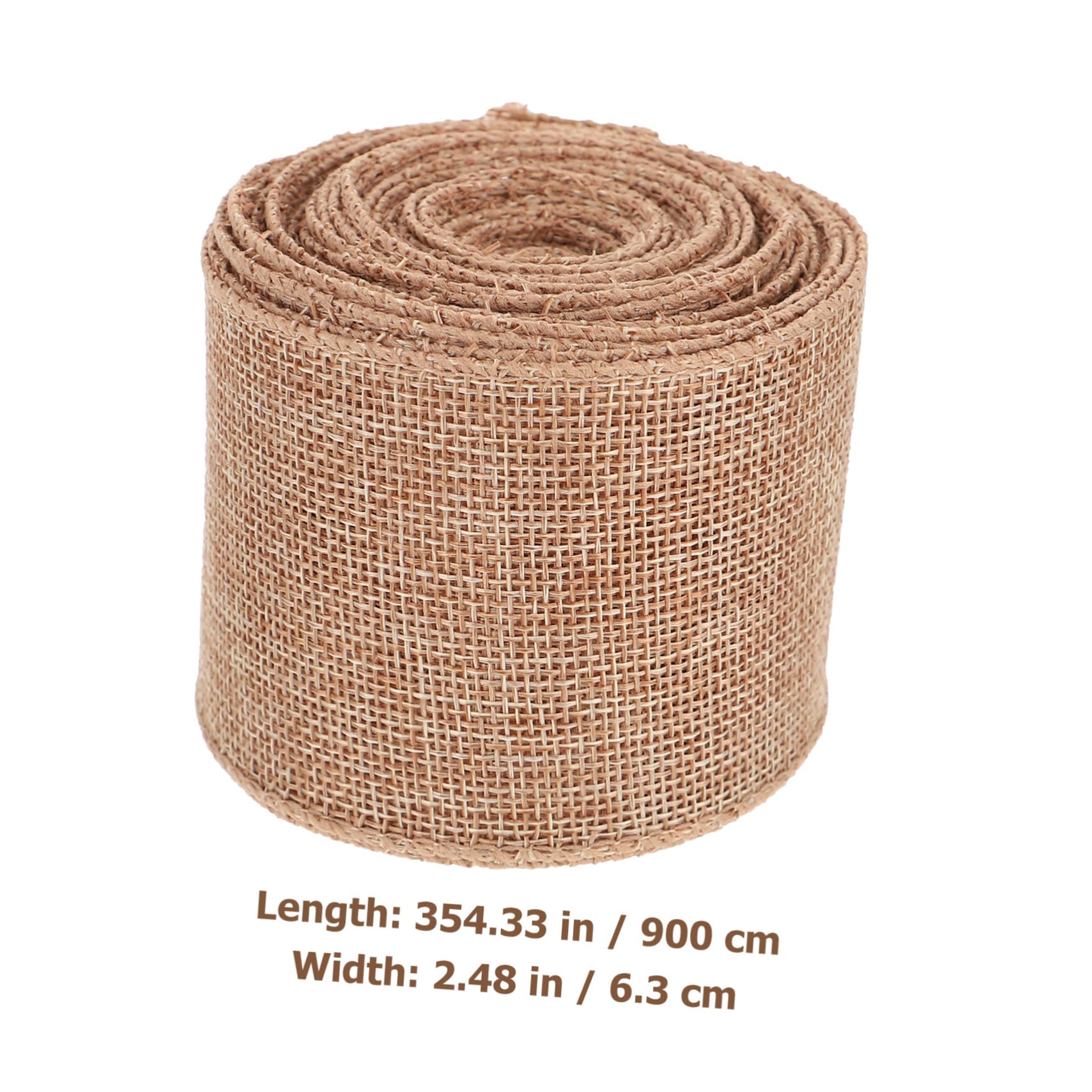 SHINEOFI 3rollen Rollband Imitation Von Jute Reinem Farbdesign Für -bastelprojekte Für Hochzeiten Dekorationen Und Kunsthandwerk Yards