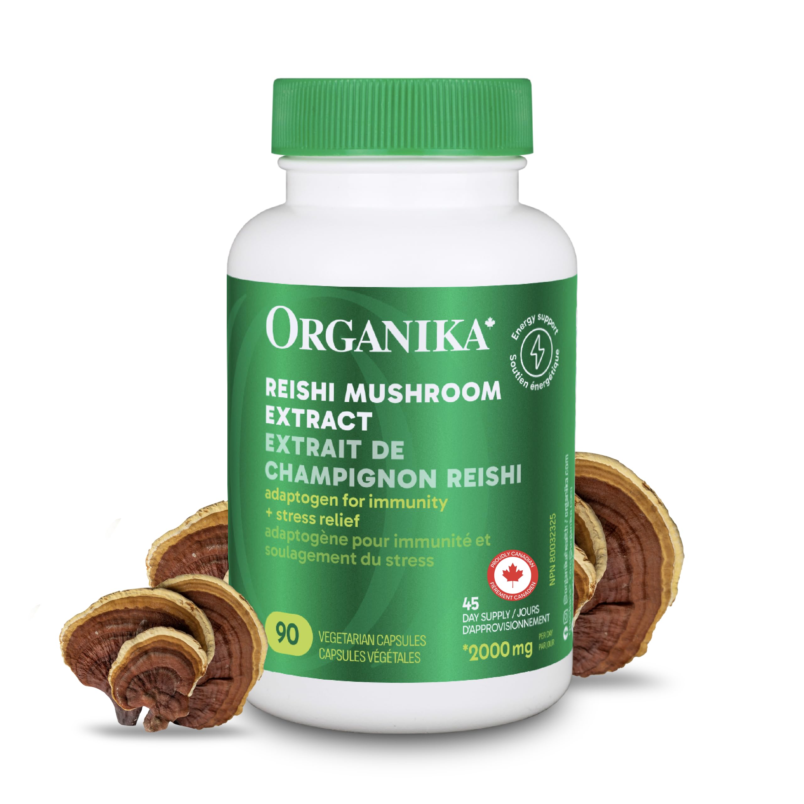 Organika Mushroom Extract - Reishi 90 Vcaps