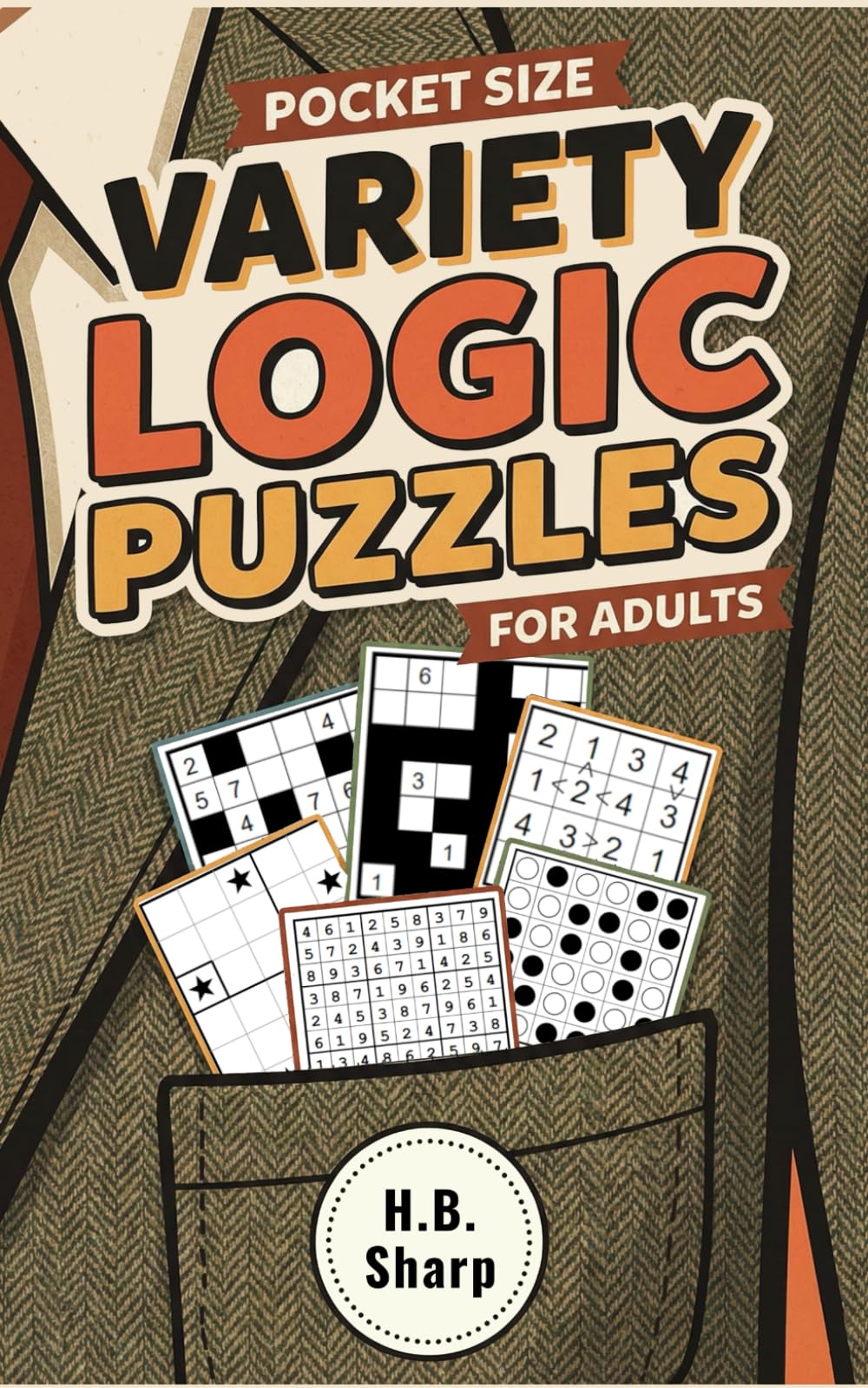 Pocket Size Variety Logic Puzzles For Adults: 312 Challenging Mind Games From Binairo and Hitori to Kurodoko and Killer Sudoku – The Ultimate Logic Puzzle Compendium