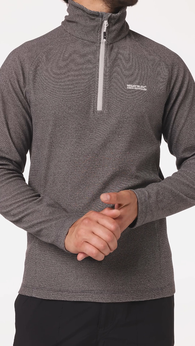 Regatta Polaire Technique Extol Stretch Kenger Alvéolée Avec Ouverture Par 1/2 Zip Fleece Homme