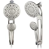 AquaDance High-Pressure 48-Mode 3-Way Shower Spa Combo with Adjustable 18-Inch Extension Arm&comma; Brushed Nickel
