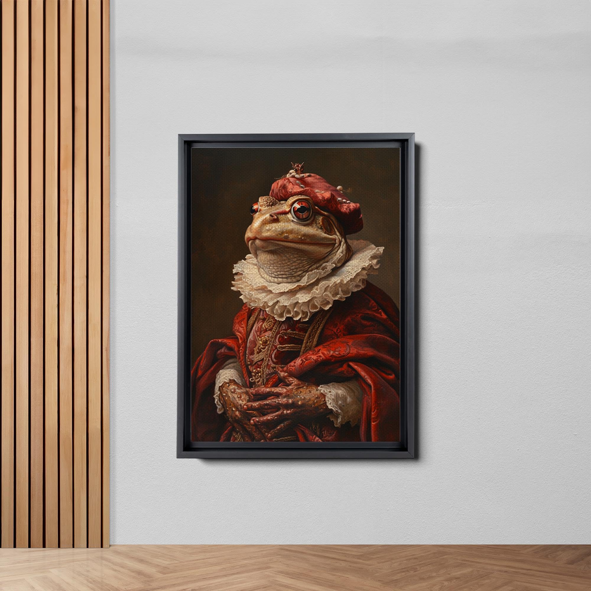Amazon.com: Toad Gothic Victorian Print, Renaissance Frog Portrait