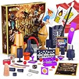 Magic Kit - 300+ Magic Tricks for Kids Age 6-8 8-10 10-12, Magic Set Magician Toy with Video Instructions for Kid Beginners - Christmas Halloween Birthday Gifts Toys for Boys Girls Kids
