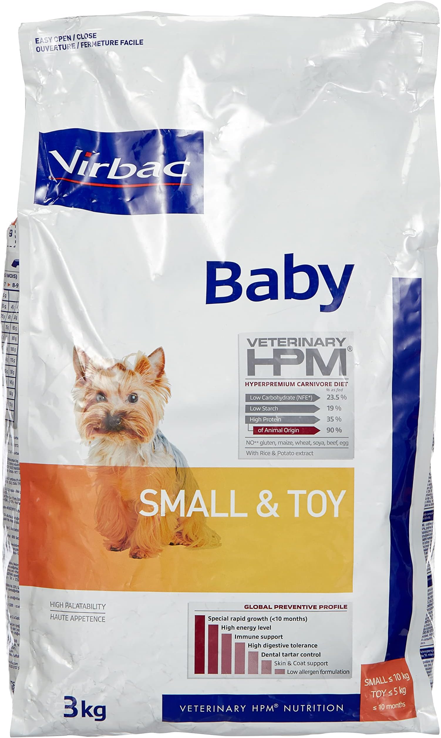 VIRBAC HPM Canine Baby Small Toy 3kg