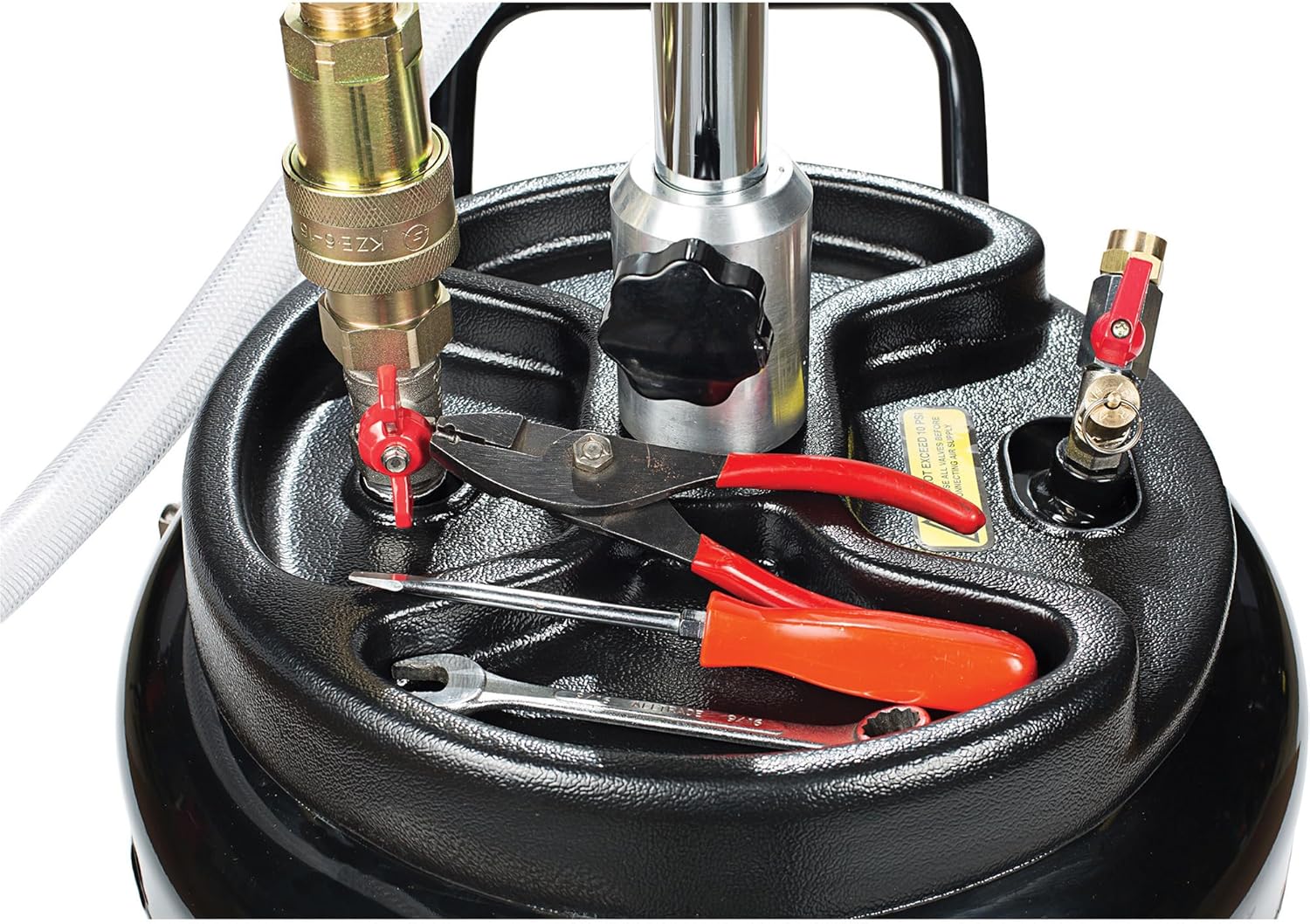 JohnDow Industries JDI-25HDC Self-Evacuating Portable Oil Drain, 25 Gallon,