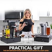 Vista 6 de Ksestor Soporte para cápsulas Bartesian, capacidad para 40 cápsulas bartesianas, organizador de cápsulas apilables compatible con BEV de Black &