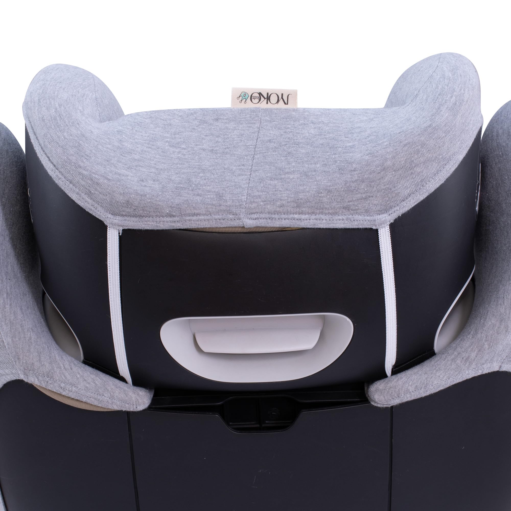 JYOKO KIDS Rivestimento per seggiolino auto in cotone compatibile con Cybex Solution M e Pallas B - Fix (Grey Stone)