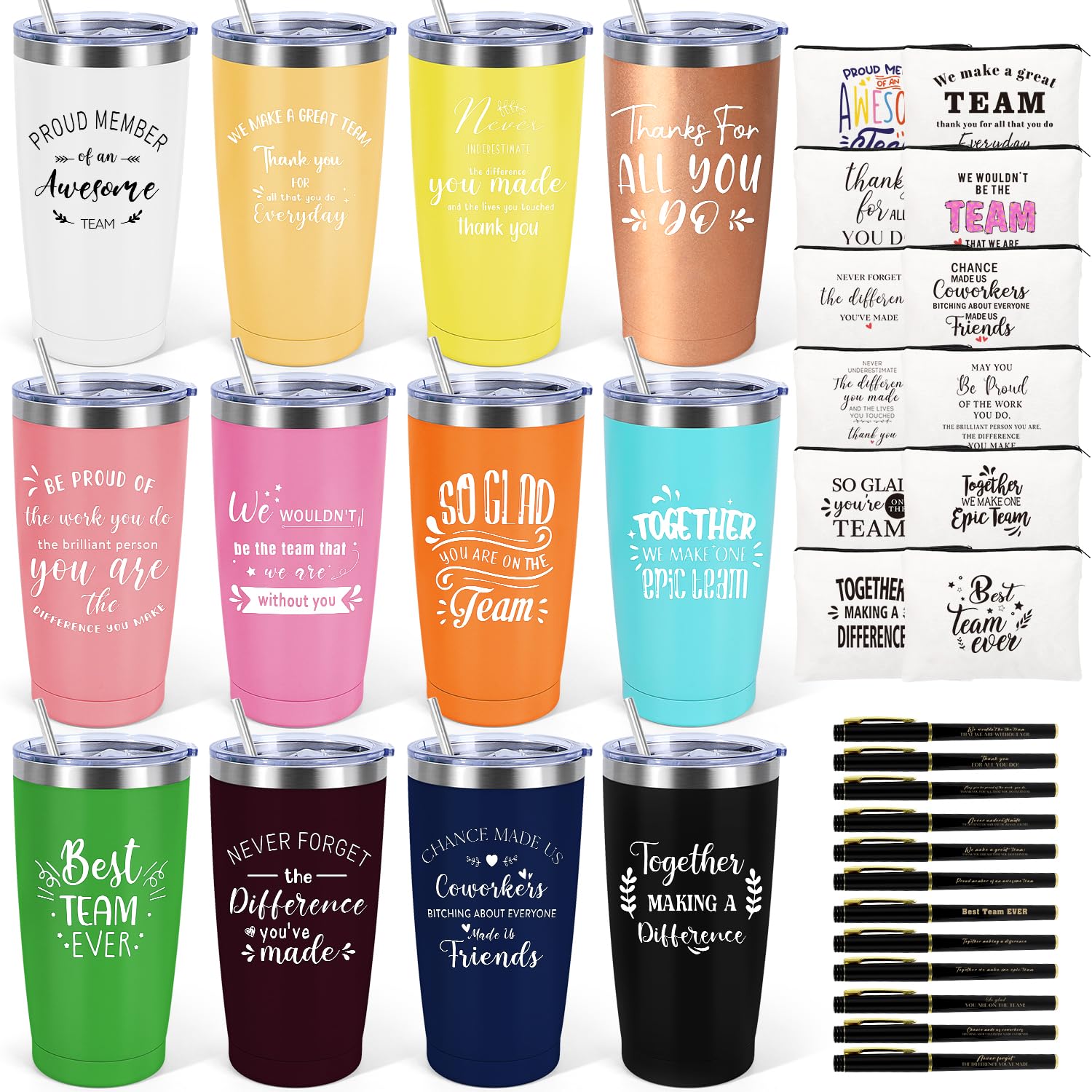 12 Set Employee Appreciation Gifts Bulk, Christmas Gifts for Coworkers ...