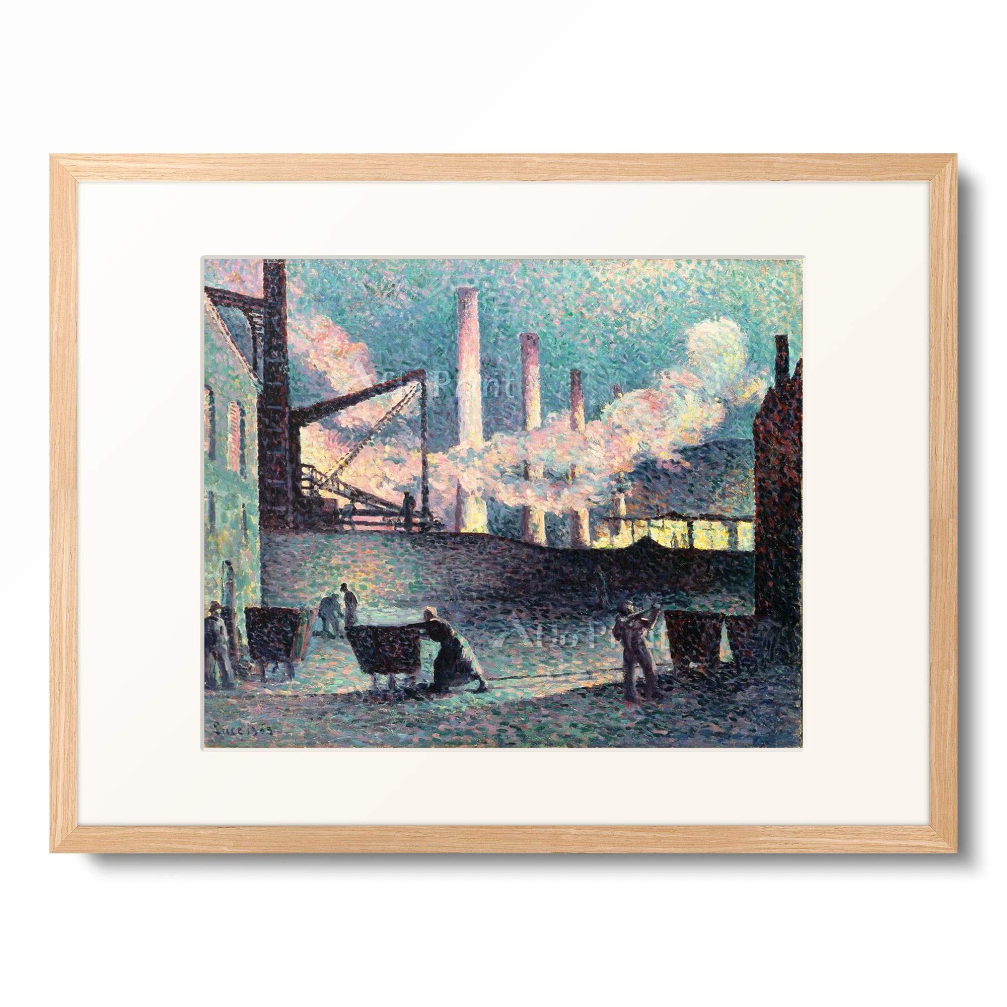 Amazon｜マクシミリアン・リュス Maximilien Luce 「Factory Chimneys