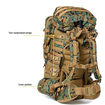 [MT] ミリタリー バックパック 米軍 USMC ILBE 80L Amazon.co.jp: [MT] ミリタリー バックパック 米軍 USMC
