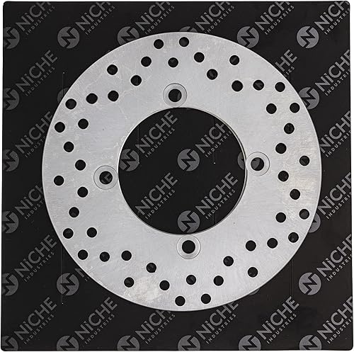 Miniatura 3 de NICHE Rotor de freno trasero para Kawasaki Ninja ZX6R ZX6RR 650R 1000 ZX10R ZX14 ZX14R Versys 650 Z750S ZZR600 41080-0037