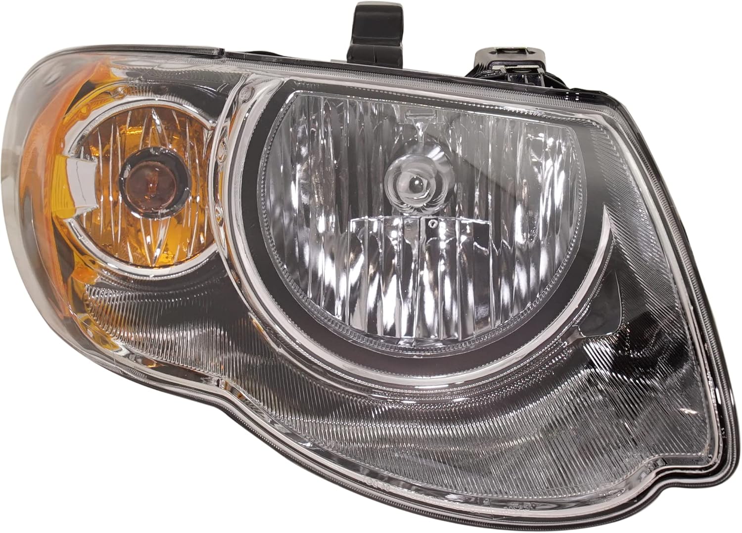 Evan Fischer Passenger Side Headlight for Chrysler Town & Country 2005-2007 Halogen With bulb(s) For Long Wheelbase (119 inches) Replaces# 4857990AD